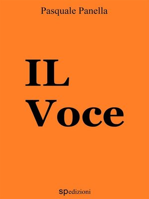 cover image of Il Voce
